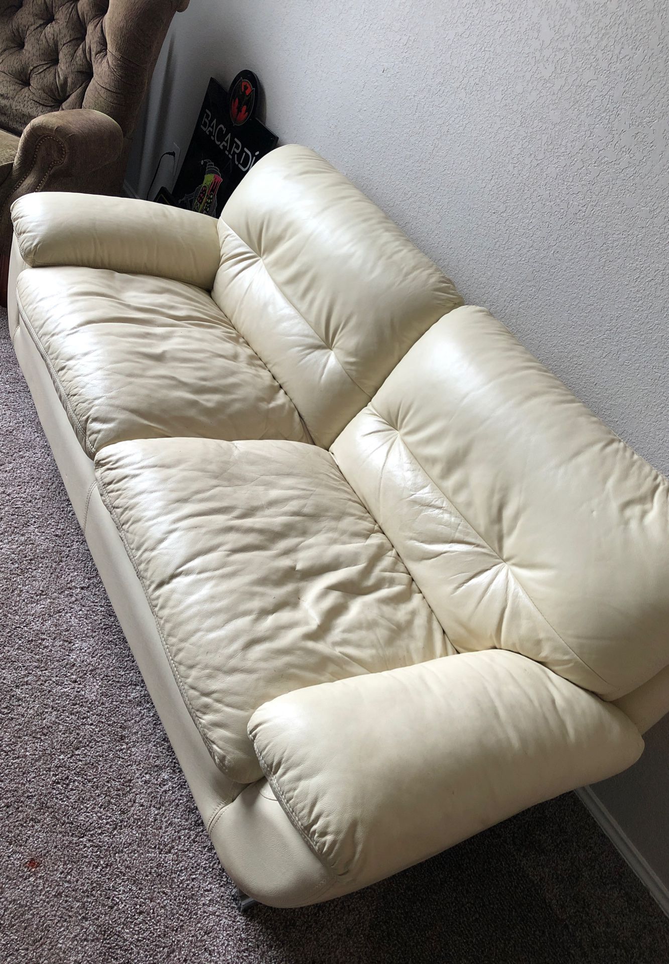 White Leather Couches For In Fort, Leather Furniture Fort Worth