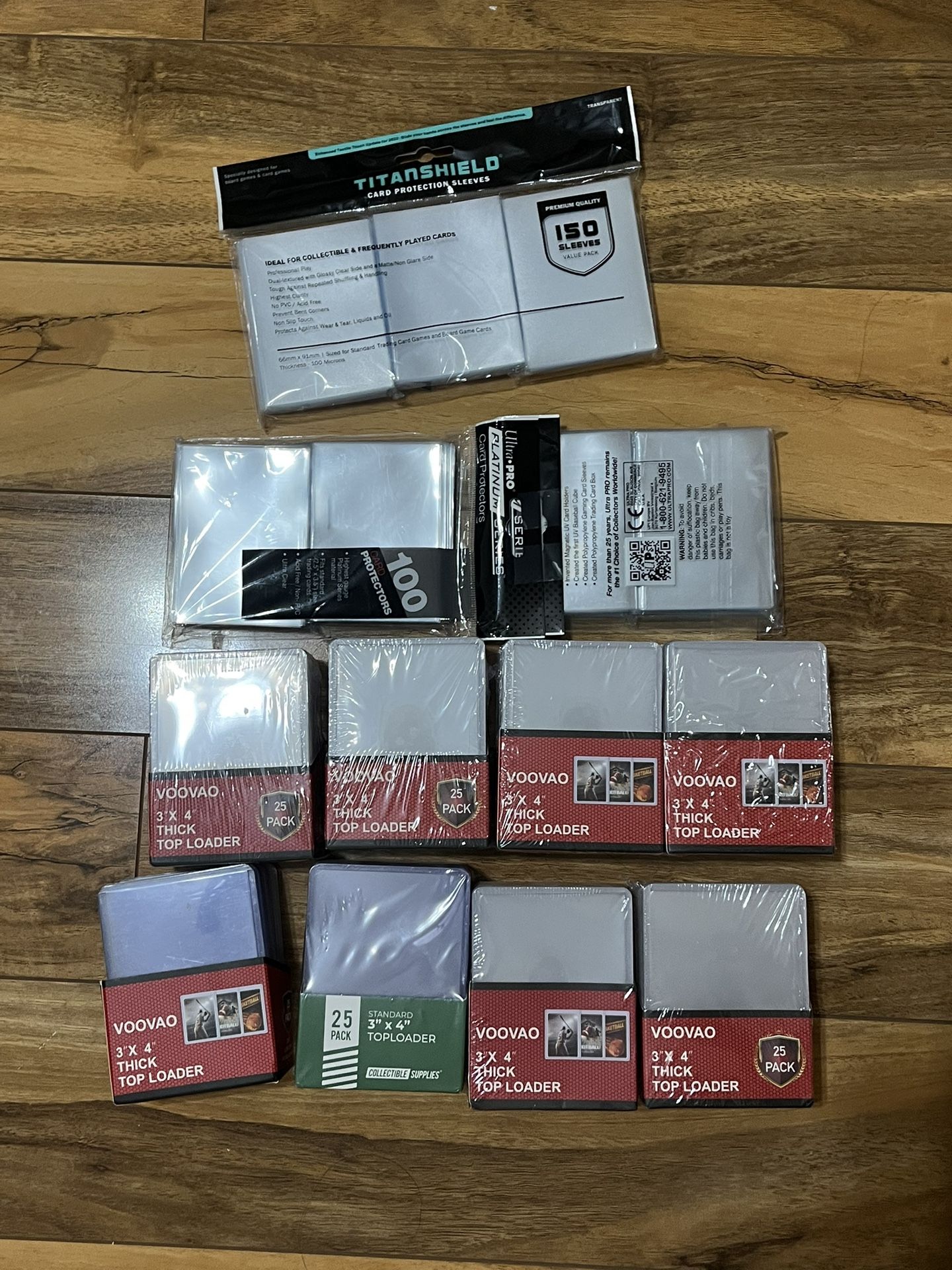 Trading card Lot Toploader sleeves