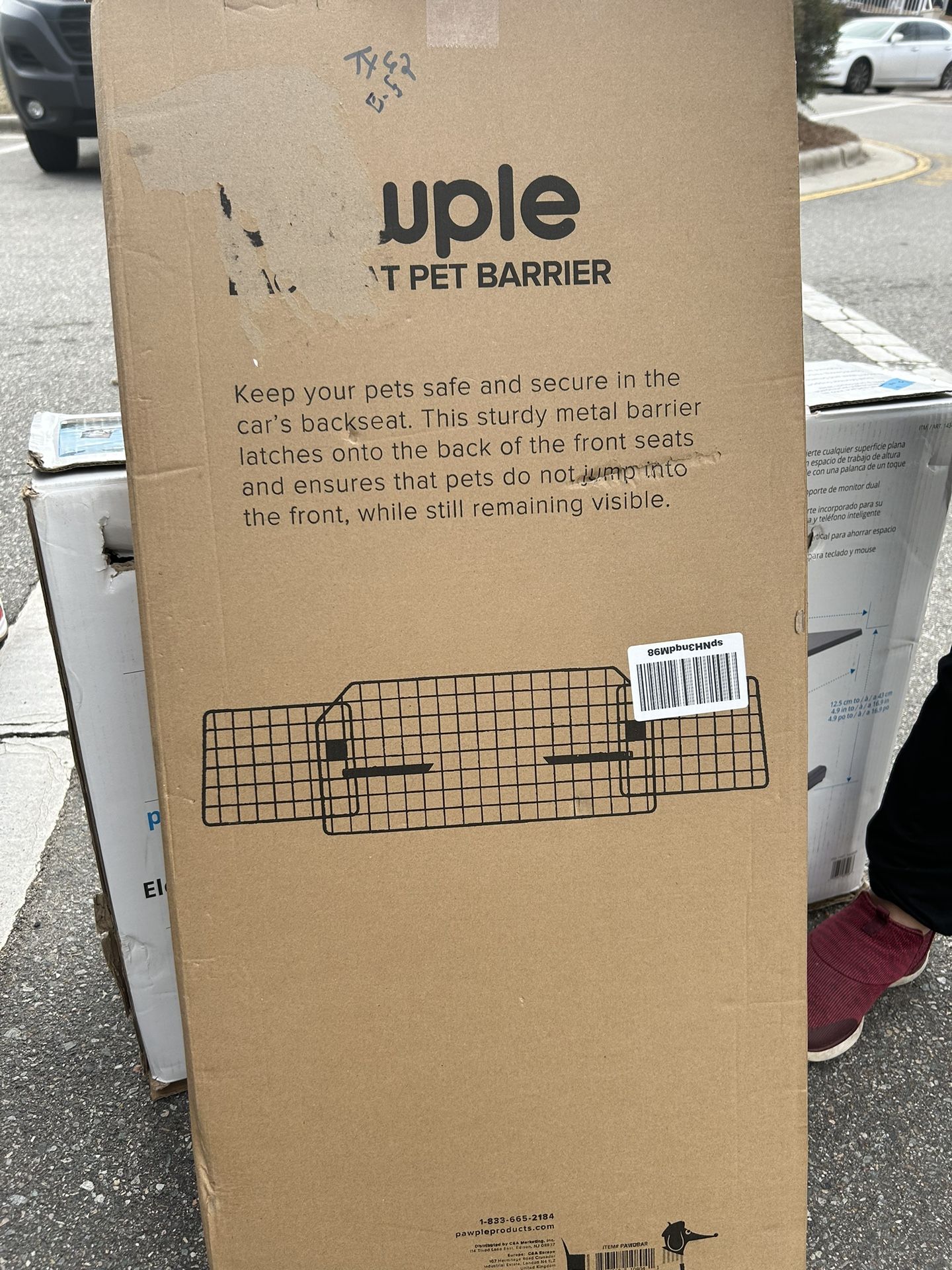 Pet barrier for car!