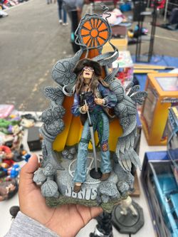 McFarlane Toys Rock Legends Janis Joplin figure Loose, missing hat and glasses