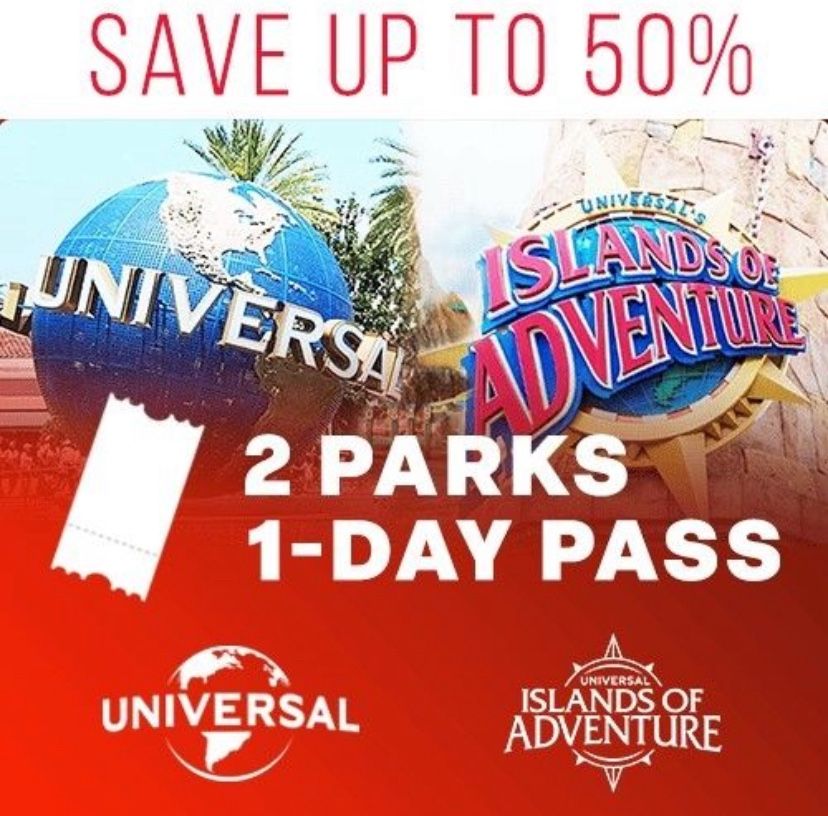 2 Park 1 Day Pass
