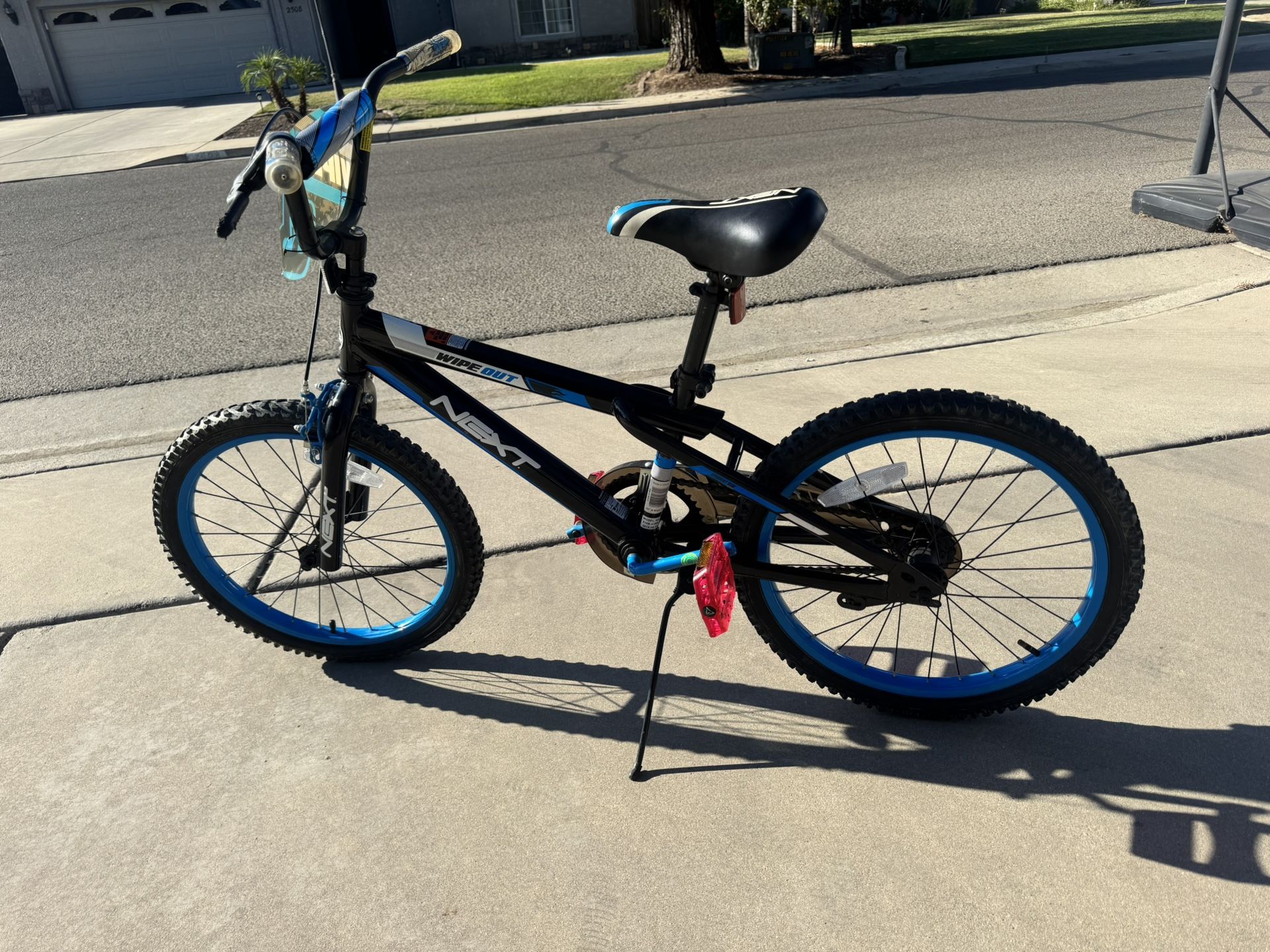 Next Wipeout Blue Bike