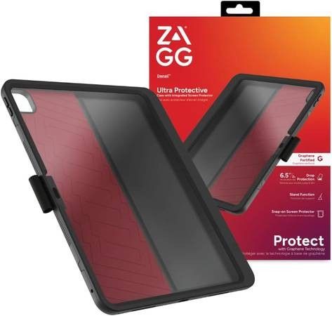 NEW Case iPad Air 11" (M3) (M2) Drop-Resistant up to 6.5 ft with Snap-On Screen Protector, Infinity Angle Stand, and Recycled Materials