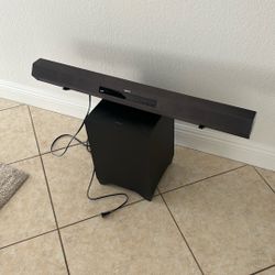 Sony Sound Bar And Subwoofer 