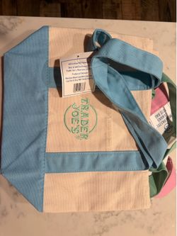 Blue Mini Trader Joe’s Tote Bag