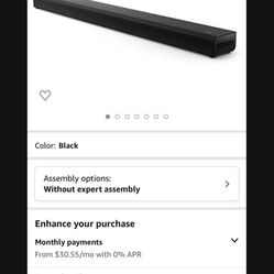 TCL 8 Sound Bar With Woofer And Built In Amazon Fire Tv