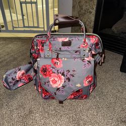 KAOME floral Diaper Bag 