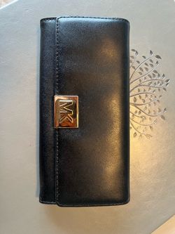 New Michael Kors Black Leather Wallet