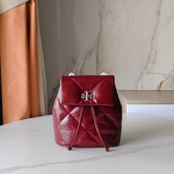 TB Kira Leather Backpack Size 28x27x15cm