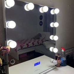Mirror. Whit. Bluetooth 