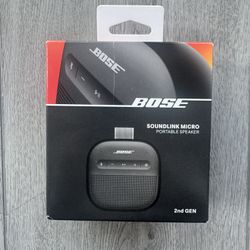 Bose - SoundLink Micro Portable Bluetooth Speaker (2nd Gen) - Black 895098-0100