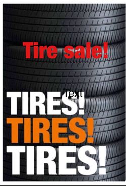 Tire sale!