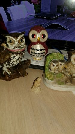 Owl Decor Lot