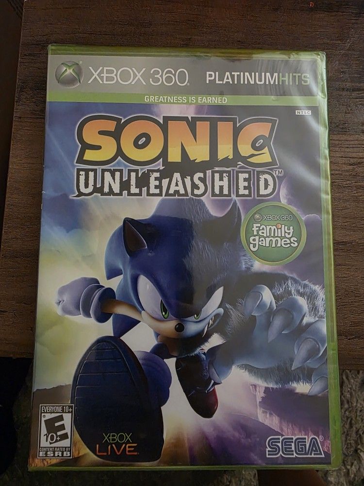 Sonic Unleashed Video Game Xbox 360