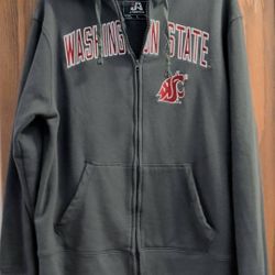 Washington State Cougar Full Zip Hoodie