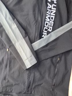 Men’s| SML| Under Armour Black Jacket with Gray Reflective Stripe
