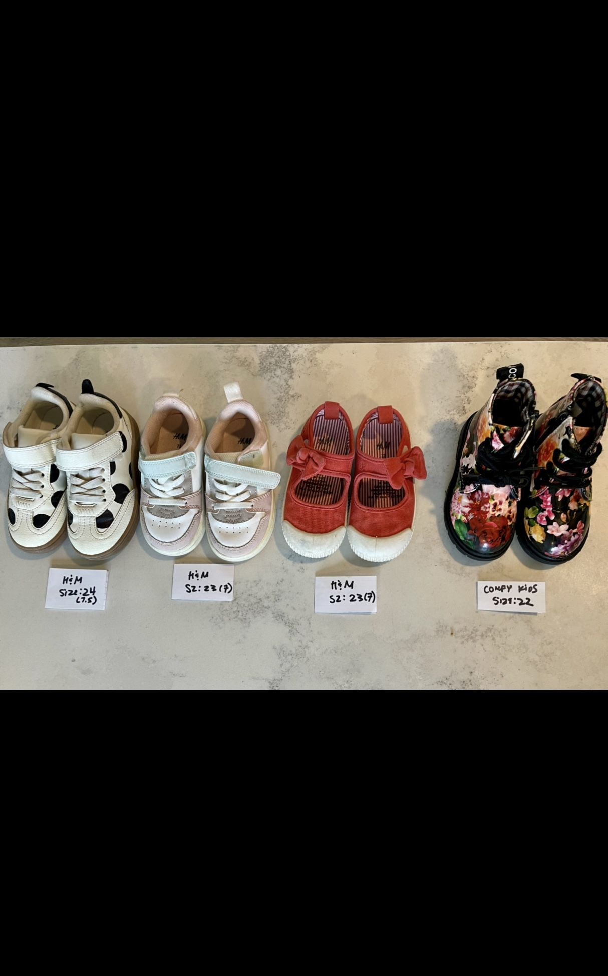 Toddler Girl Shoe & Boot Bundle X4 