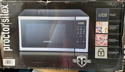 Proctor Silex 1.1 cu ft 1000 Watt Microwave(New in box)