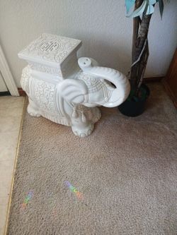 Porcelain elephant decorative