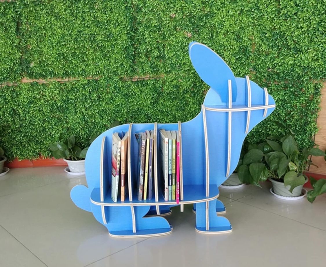 Wooden Magazine Rack, Cute Style Floor