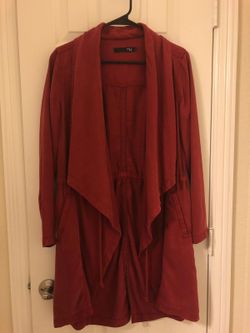 Max Jean's Red Draper jacket