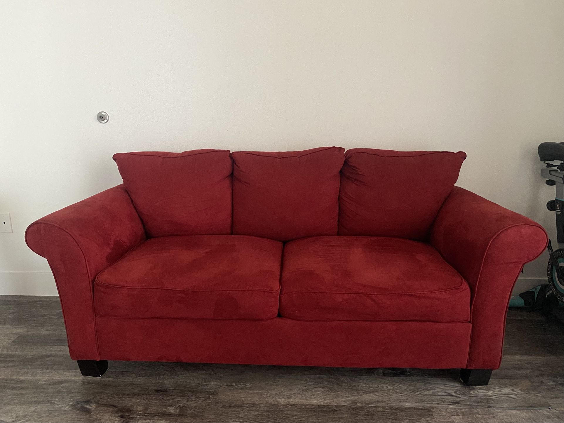 RED COUCH FOR SALE