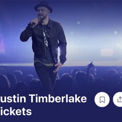 Justin Timberlake Tickets May 10