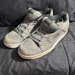 vans, black and gray