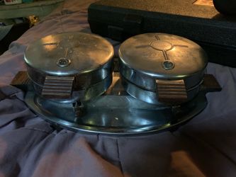 Antique Waffle Maker and Toaster
