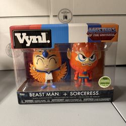 Vynl. Masters of the Universe Beast Man + Sorceress