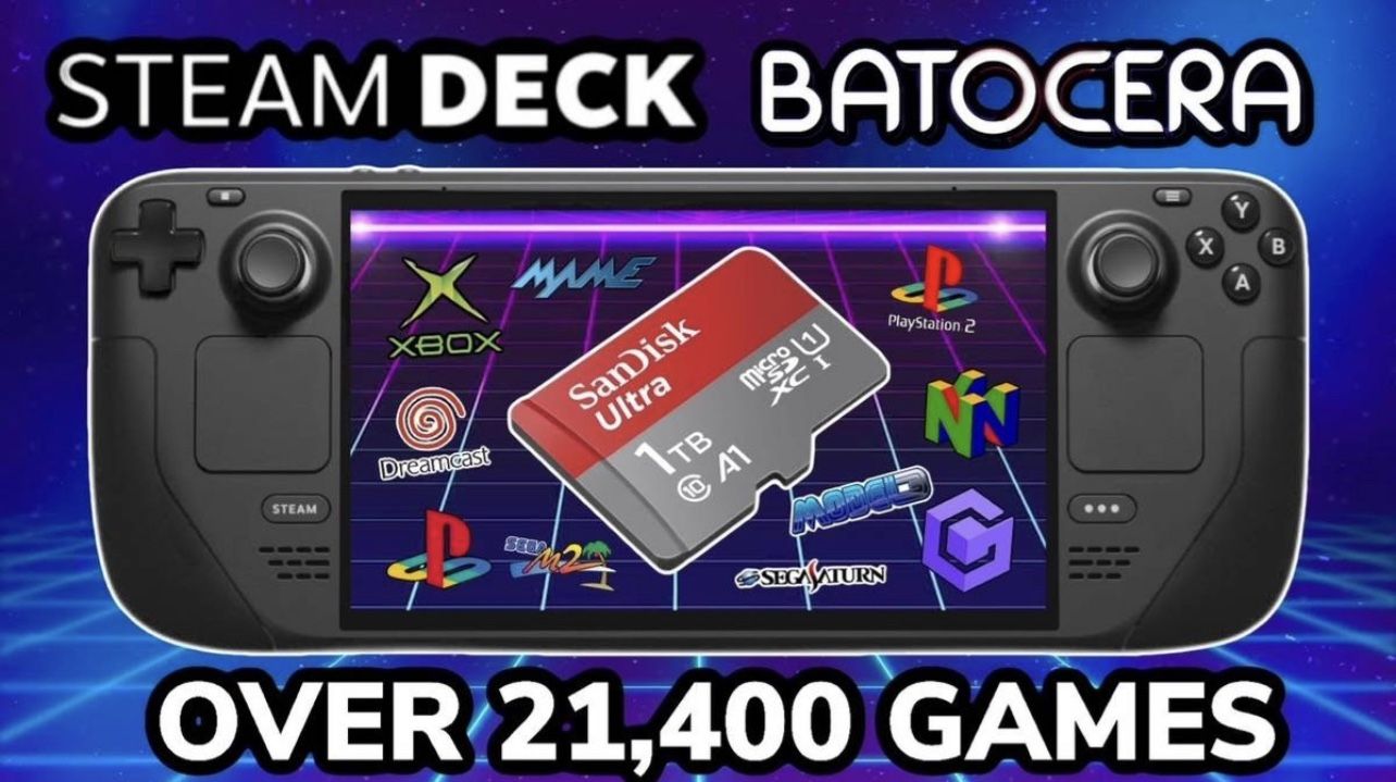 Steam Deck 1TB SD Batocera Loaded !!! for Sale in Los Angeles