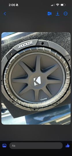 12 inch Kiker Subwoofer & AMP