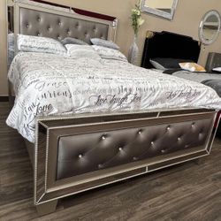 New 4pc Bedroom Set In Box Buy Now Pay Later $39 Down No Credit Needed 
