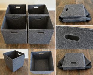 Set of 4 Foldable Storage Bins