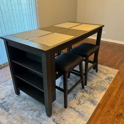 Breakfast Dining Table with Chairs