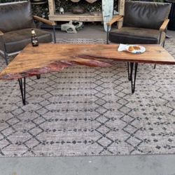 5ft Live Edge Coffee Table 160$ 