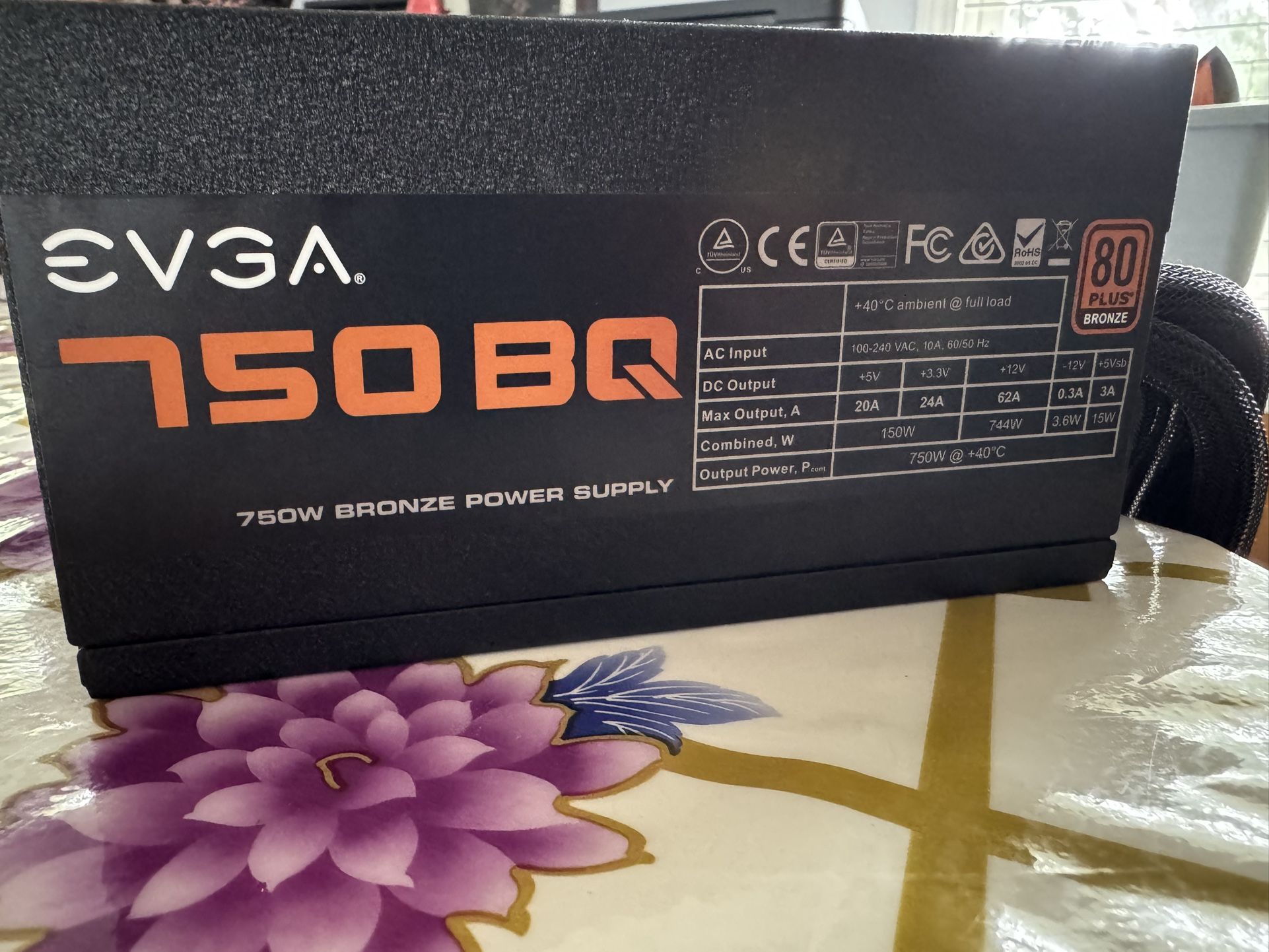 EVGA 750 BQ PSU