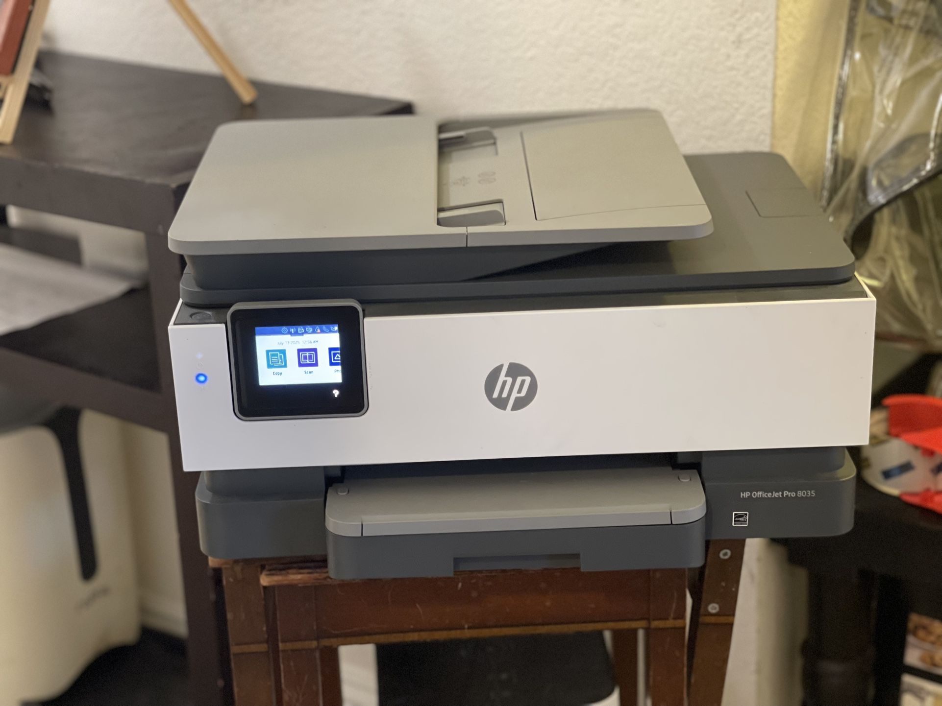 HP OfficeJet Pro 8035 All-in-One Wireless Printer - Includes 8 Months of Ink, HP Instant Ink, Works with Alexa