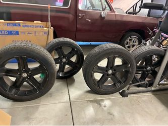 Ram 1500 rims 22 inch with tires