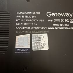 Gateway Laptop 