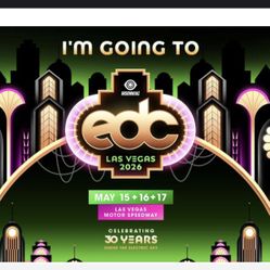 EDC TICKET 3-day GA 