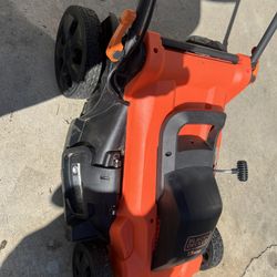 BLACK+DECKER 20 in. 13 AMP Corded Electric Walk Behind Push Lawn Mower MISSING BAG 