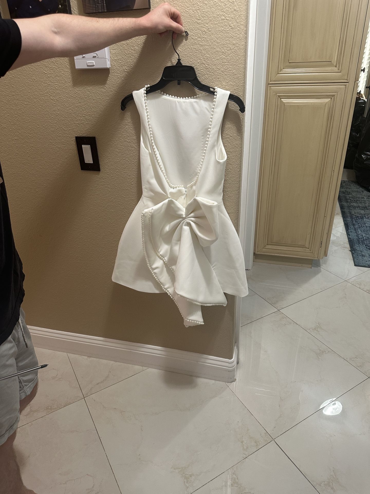Never Worn Baby boo Small Ivory Pearl Trim Mini Dress is available for  purchase on au PAY Market - Imported Goods Online Store Co.Ltd. | au PAY  Market - Online Shopping Site