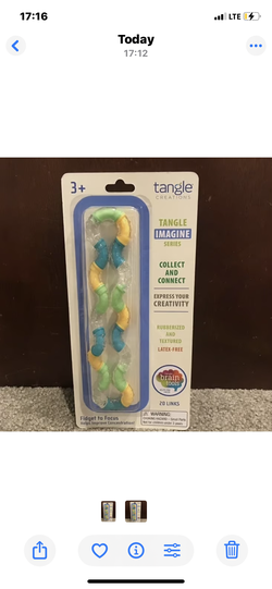 TANGLE IMAGINE SERIES Sensory Fidget Toy Rubberized And Textured Latex Free