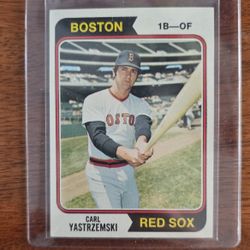1974 Topps Carl Yastrzemski