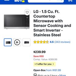 LG microwave 