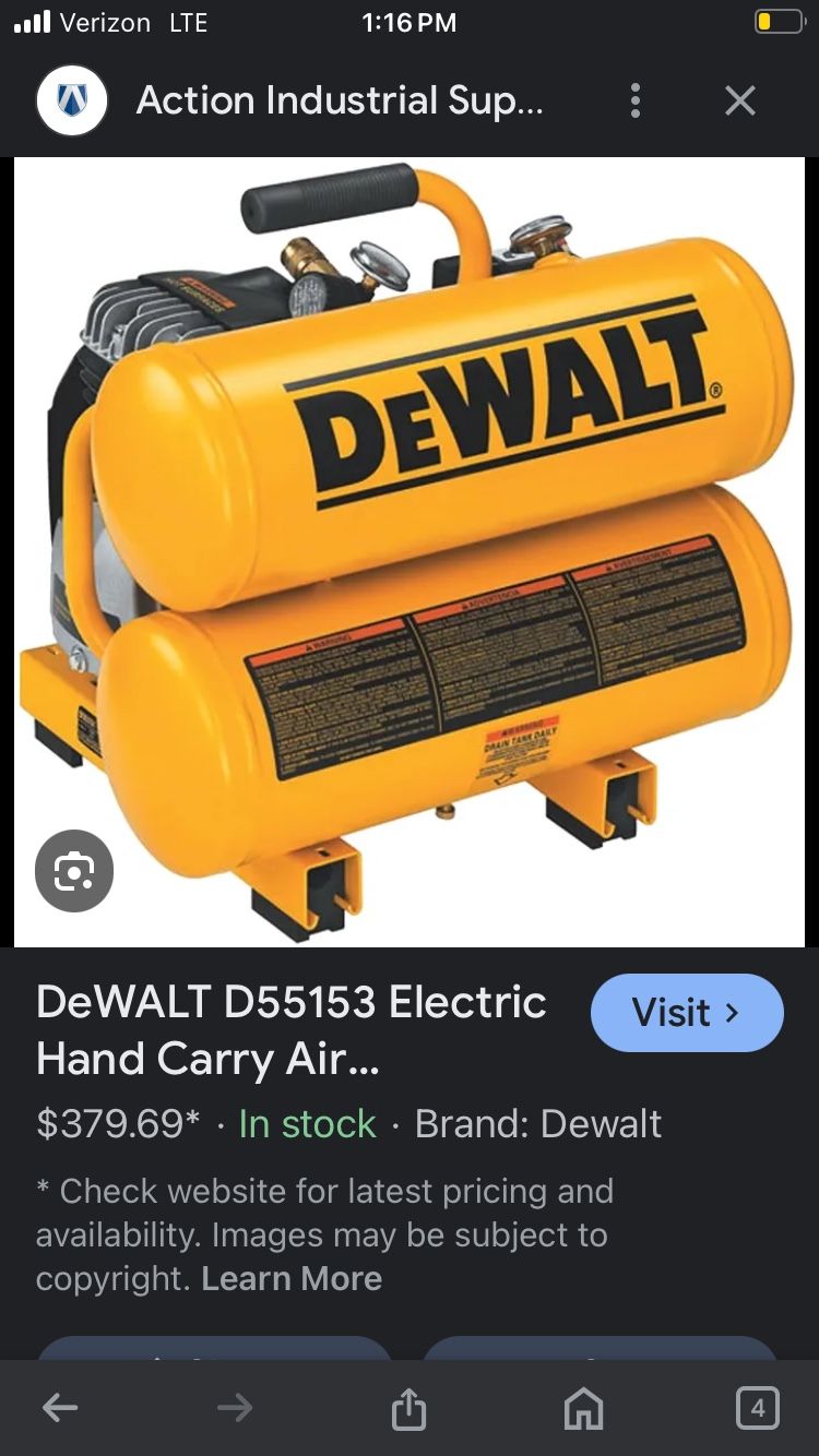 Dewalt Air Compressor