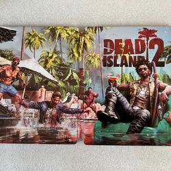 Dead Island 2 Custom made Steelbook Case only for PS4/PS5/Xbox (No Game) New 