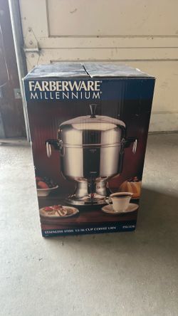 Farberware millennium stainless steel coffee urn 12 to 36 cups