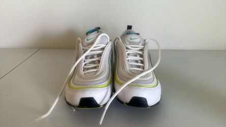 Nike Air Max 97s Lime on White